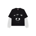 Bully kanye west Attached sleeve oversized tee