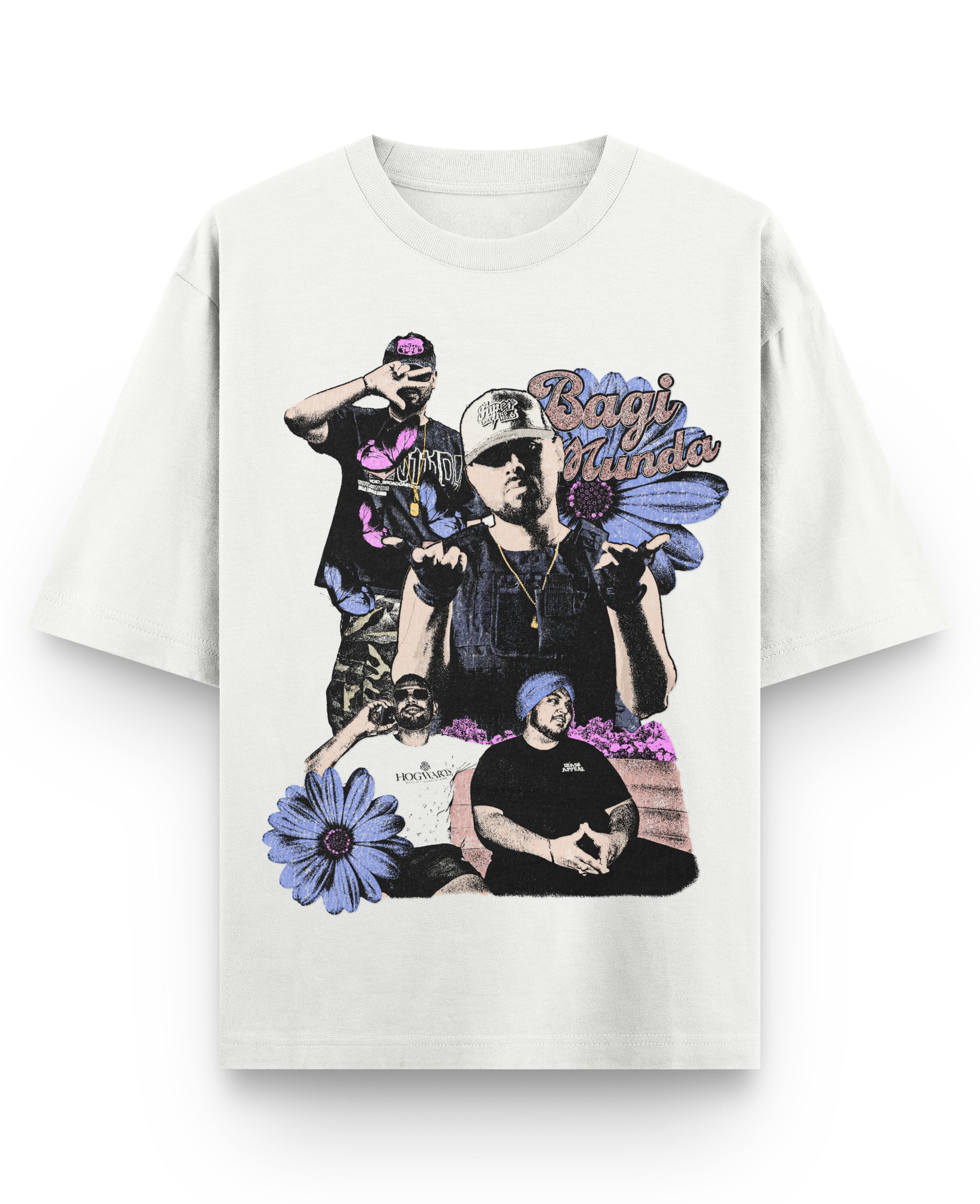 Off White Oversized T-shirt Front Design