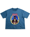Denim Wash Boxy Fit T-shirt Front Design