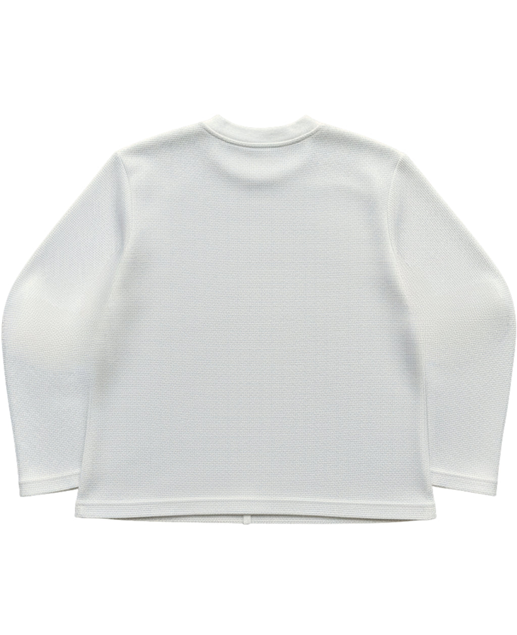 Off-white waffle knit oversized full-sleeve Back Design