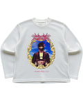 Off-white waffle knit oversized full-sleeve Front Design