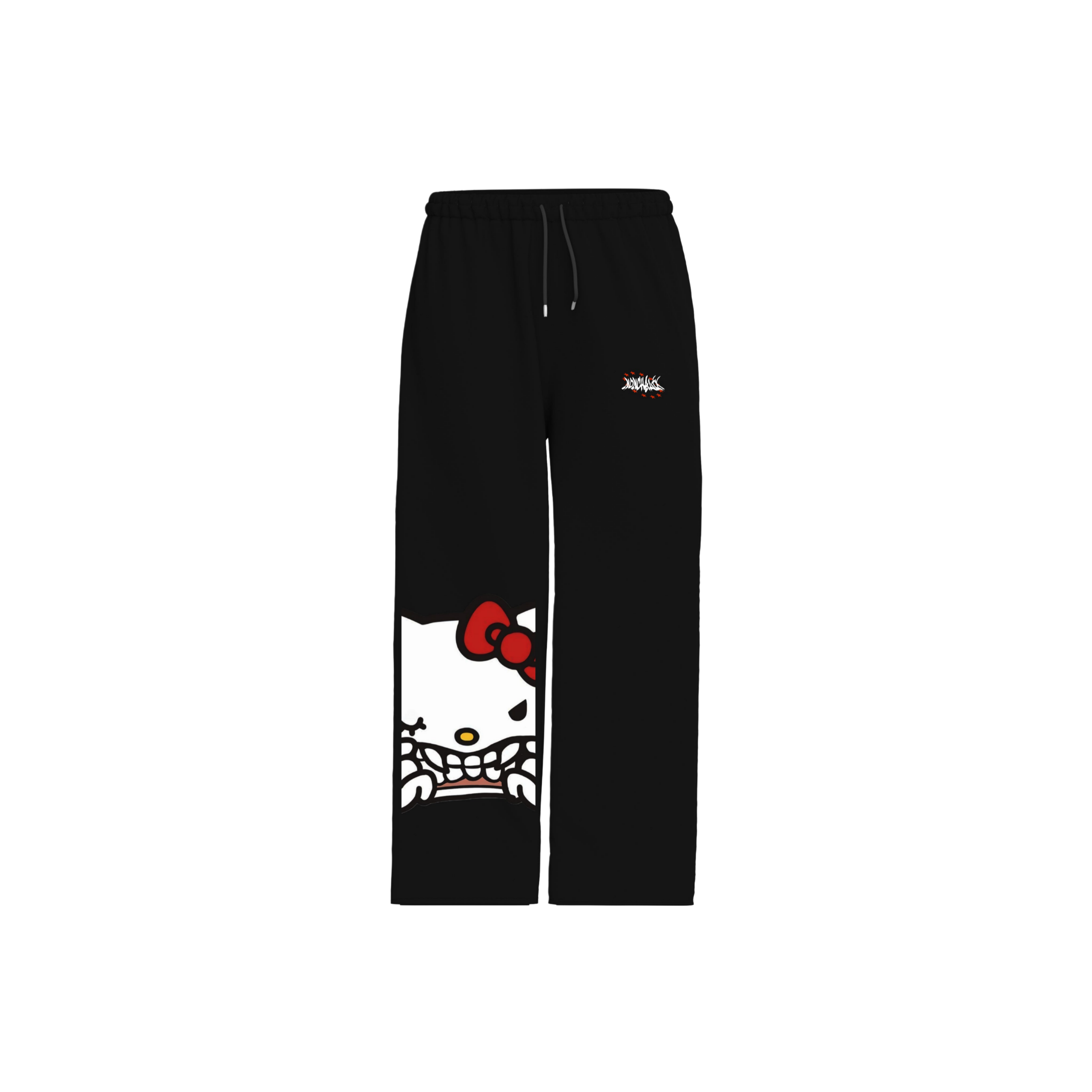 StopStarring Hello Kitty- Black Joggers