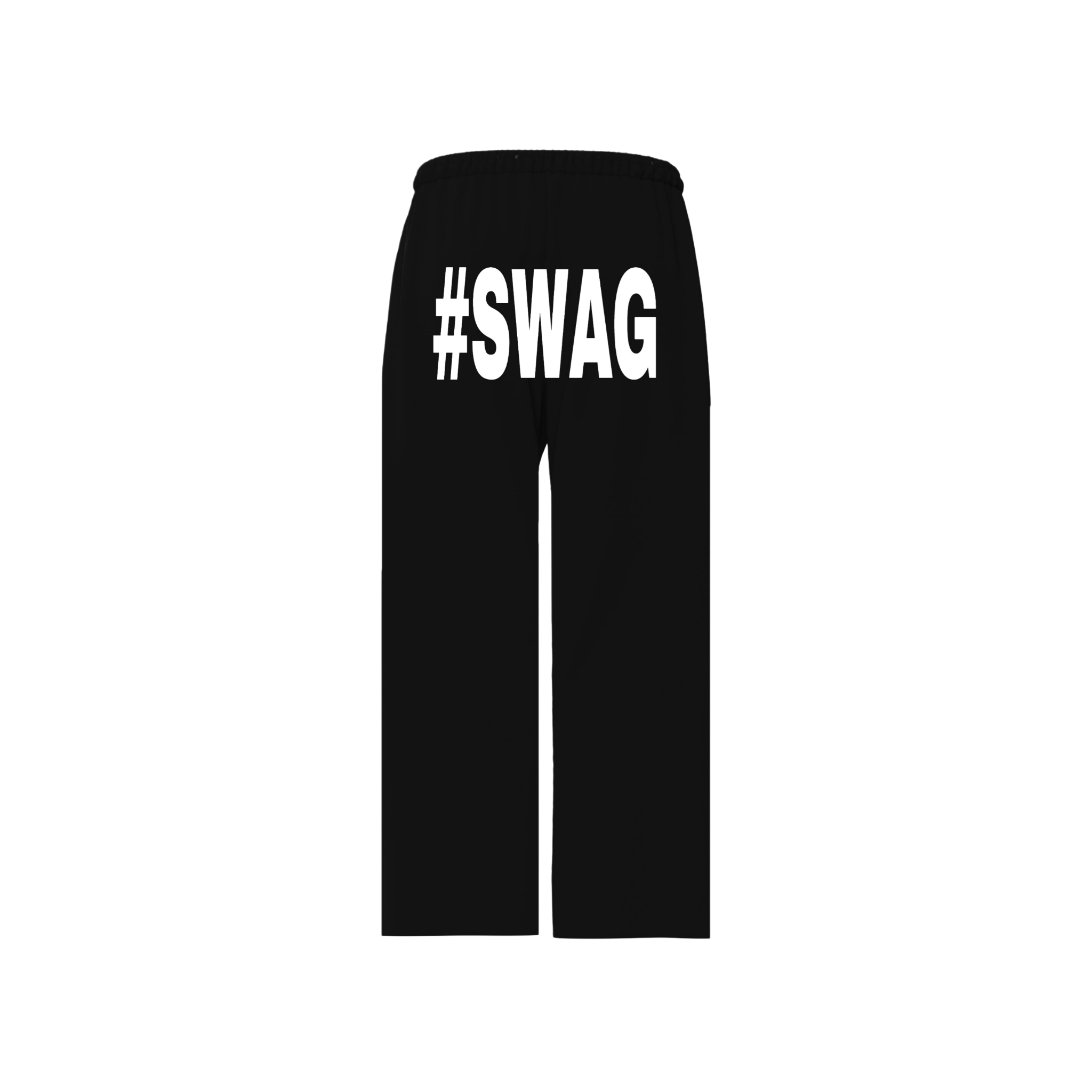 #SWAG- Relaxed Baggy Black Joggers