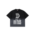 Evil Foids- Black Gradient Oversized Tee
