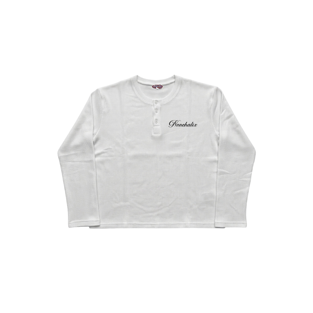 NCLX'S White Henley