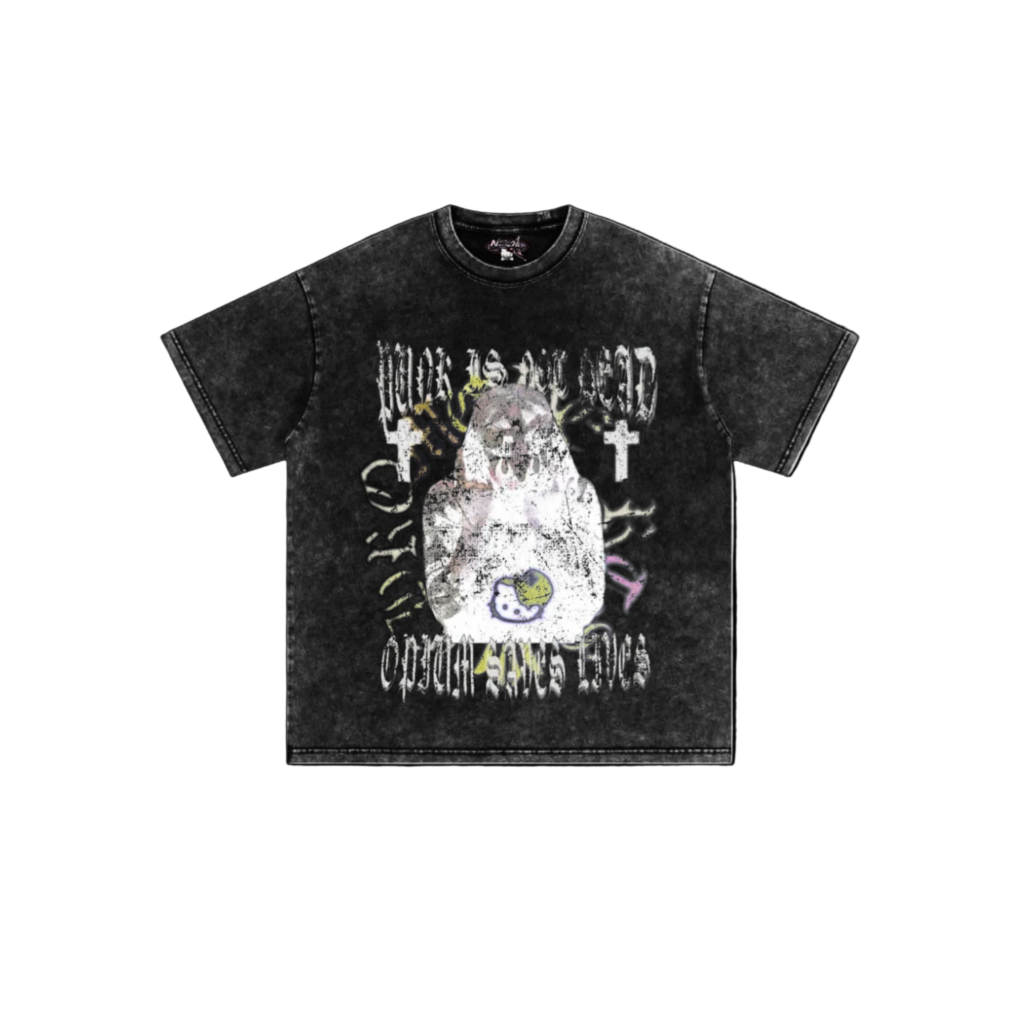 Punk Is not Dead- Oversized Acid Wash tee 003