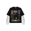Punk Is not Dead- Attached sleeve oversized tee 01