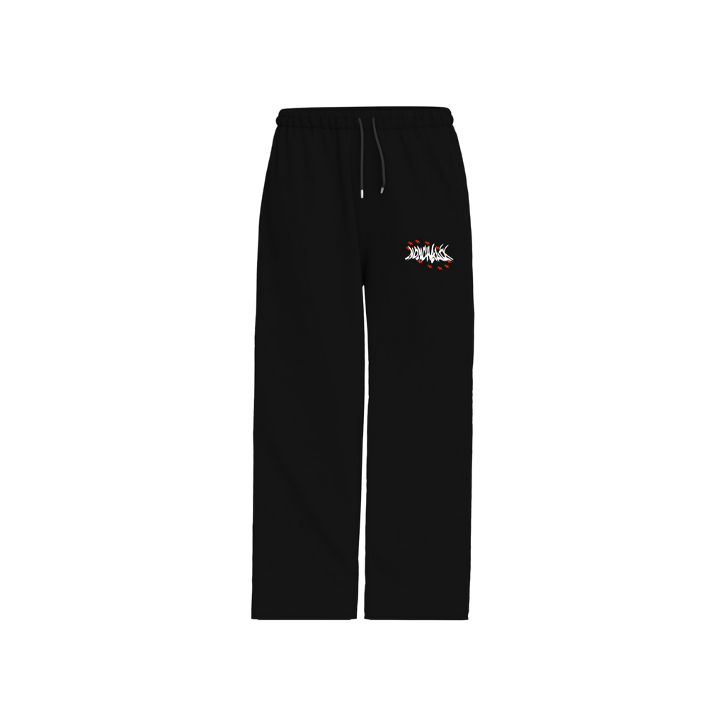 #SWAG- Relaxed Baggy Black Joggers