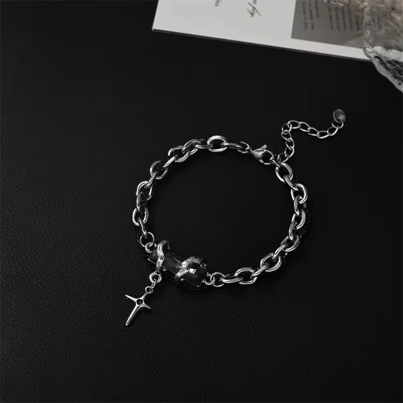 Y2k Onyx Bracelet