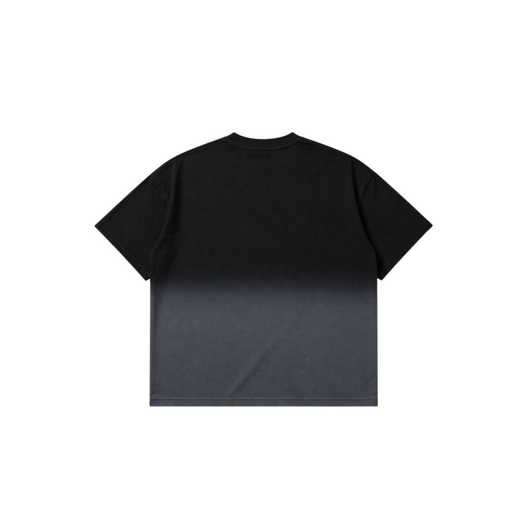 Evil moids- black gradient Oversized Tee