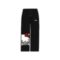 StopStarring Hello Kitty- Relaxed Baggy Black Joggers