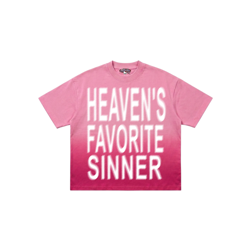 Pink Fade Oversized Tee 001