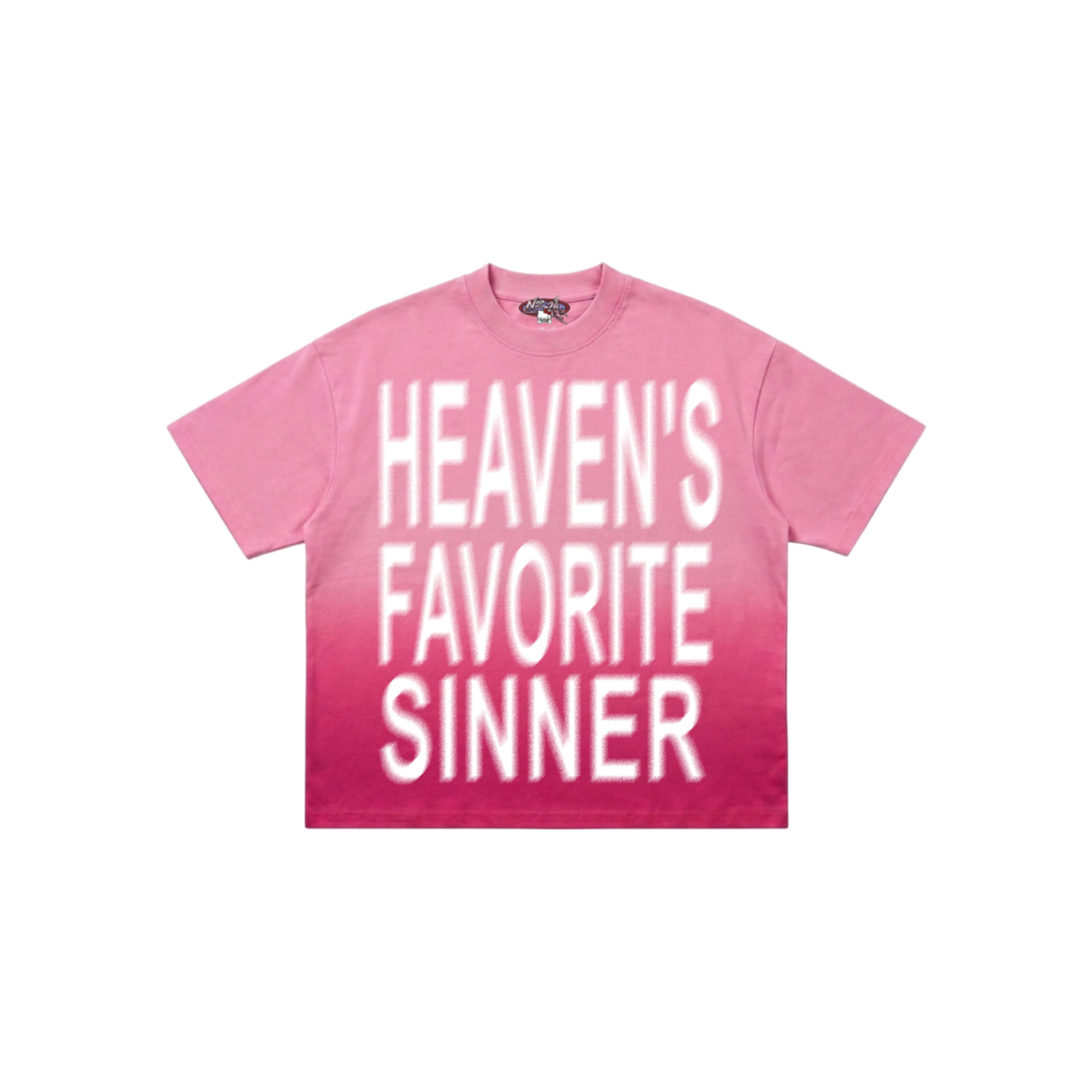 Pink Fade Oversized Tee 001