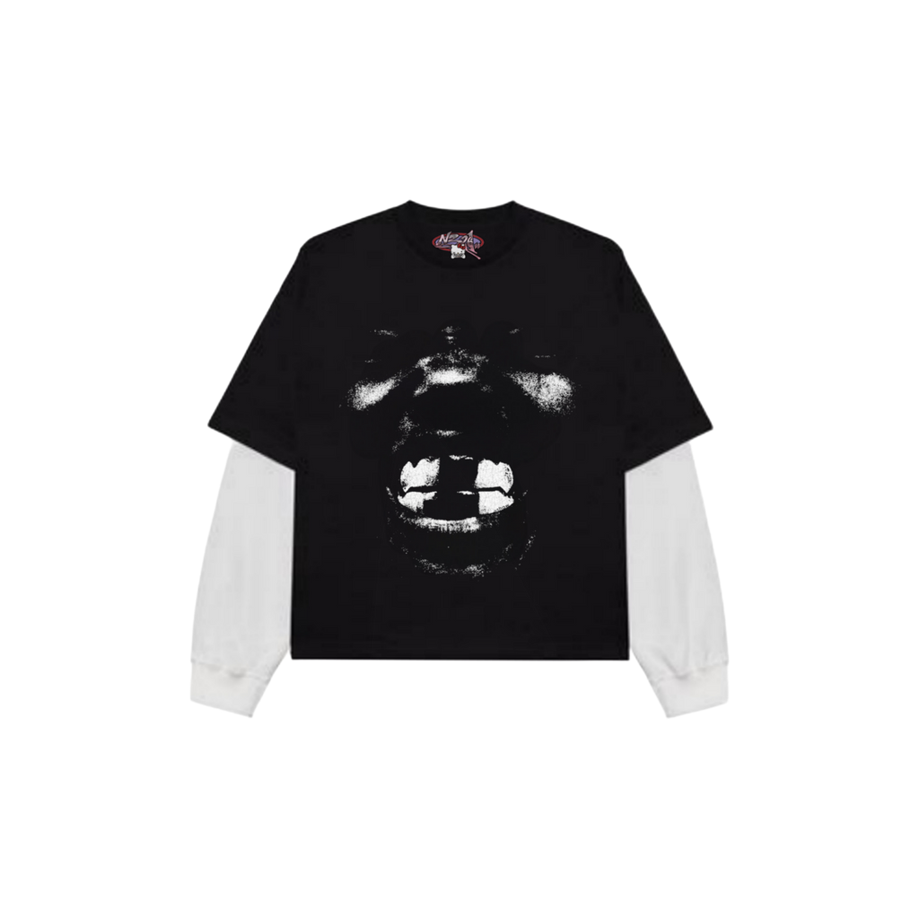 Bully Ye-  Attached sleeve oversized tee