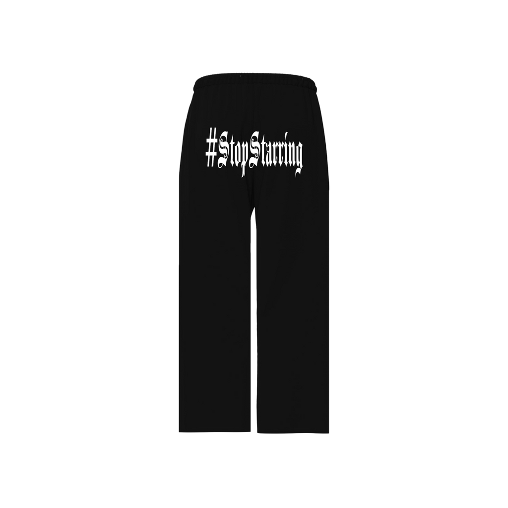 StopStarring Hello Kitty- Relaxed Baggy Black Joggers