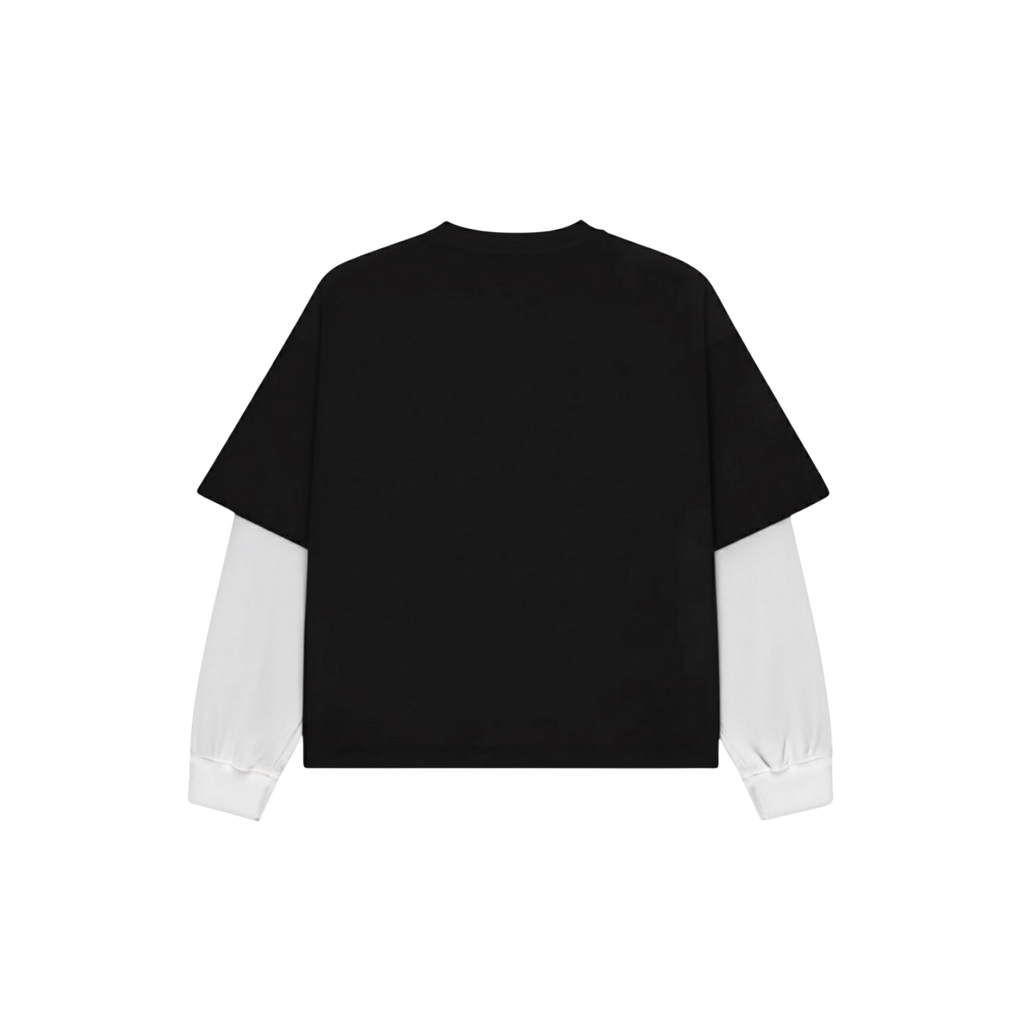 Punk Is not Dead- Attached sleeve oversized tee 01