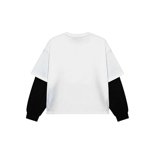 76 club- Oversized attached sleeve tee